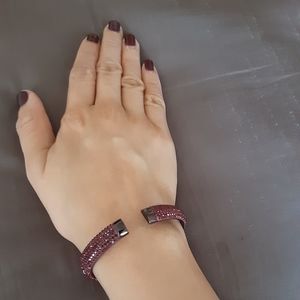 Henri Bendel crystal bangles